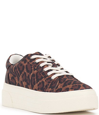 Jessica Simpson Caitrona Leopard Print Platform Sneakers