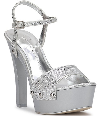 Jessica Simpson Calenta Rhinestone Platform Dress Sandals