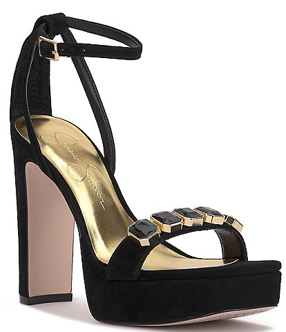 Jessica Simpson Callirah Jeweled Strap Dress Sandals
