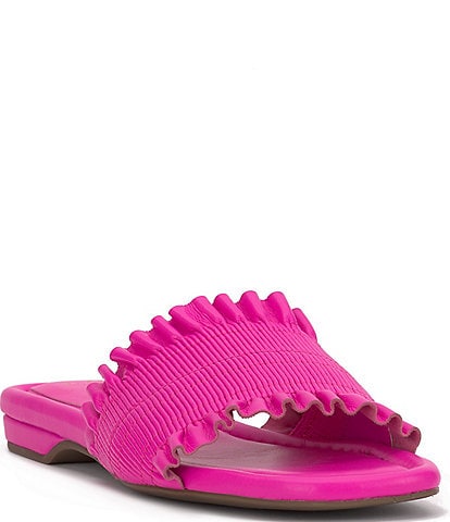 Jessica Simpson Camessa Ruched Slide Sandals