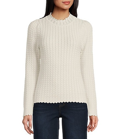 Jessica Simpson Camilla Mock Neck Sweater