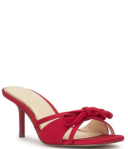 Jessica Simpson Cornilia Satin Bow Sandals