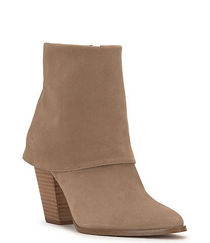 Jessica Simpson Coulton Suede Foldover Booties