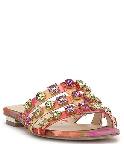 Jessica Simpson Detta Multicolor Jeweled Flats