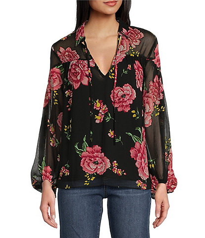 Jessica Simpson Doris Long Sleeve Blouse