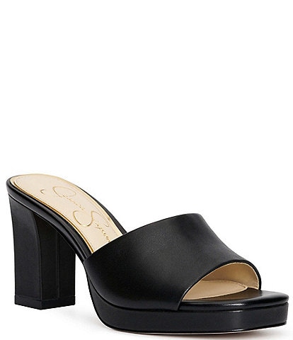Jessica Simpson Elyzza Leather Platform Dress Sandals