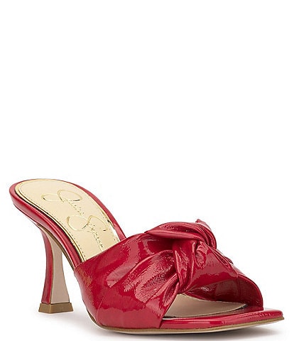 Jessica Simpson Evirra Patent Knotted Dress Sandals
