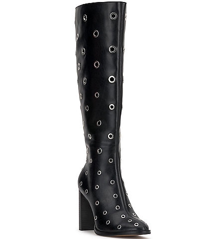 Jessica Simpson Faelin Grommet Embellished Knee High Boots