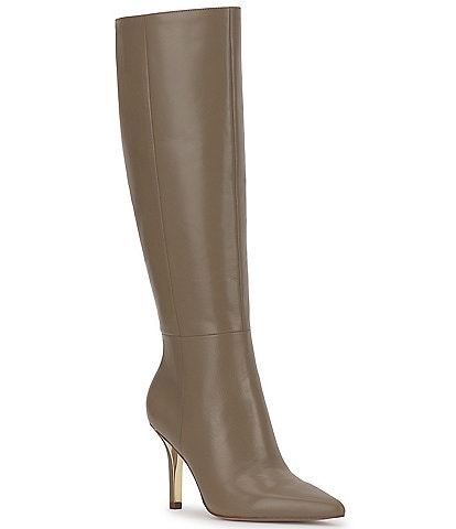 Jessica Simpson Juleira Leather Knee High Stiletto Boots