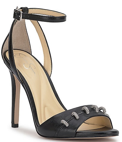 Jessica Simpson Juminee Embellished Leather Dress Sandals