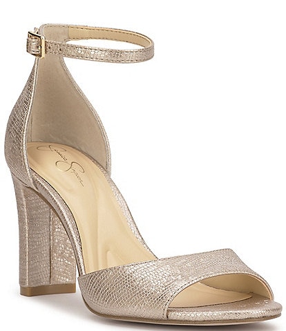 Jessica Simpson Luxcilla Embossed Dress Sandals