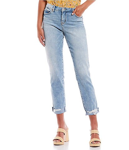 Jessica Simpson Mika High Rise Straight Crop Jeans
