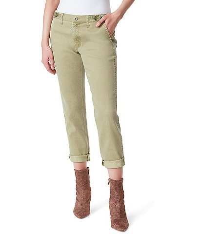 Jessica Simpson Mika Mid Rise Slouchy Skinny Chino Pants