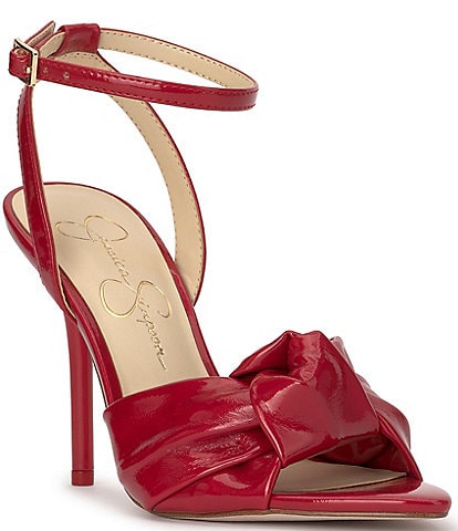 Jessica Simpson Neveny Patent Knotted Dress Sandals