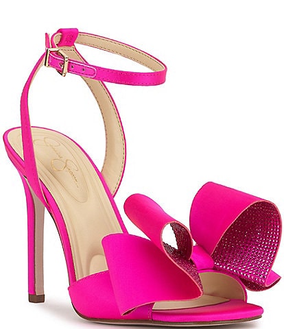 Jessica Simpson Olivine Rhinestone Bow Dress Sandals