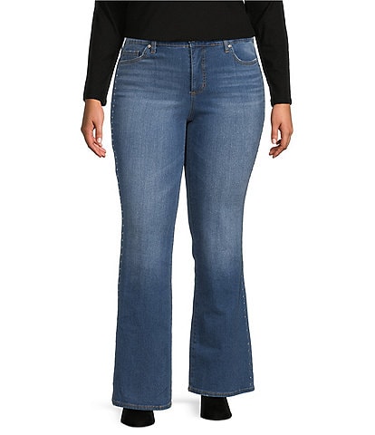 Jessica Simpson Plus Rhythm Mid Rise Bootcut Jeans