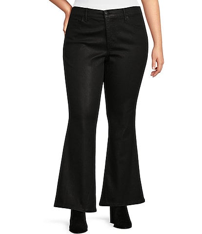 Jessica Simpson Plus Size Charmed Fitted Stretch Flare Jeans