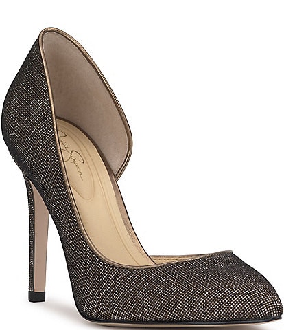 Jessica Simpson Prizma Metallic D'Orsay Pumps