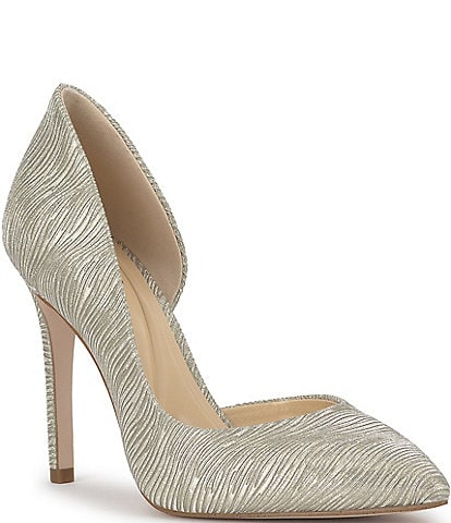 Jessica Simpson Prizma Wavy Metallic d'Orsay Pumps