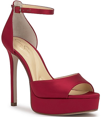 Jessica Simpson Sohilea Satin Platform Dress Sandals