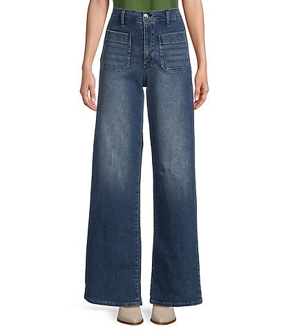 Jessica Simpson Starstruck High Rise Wide Leg Jeans