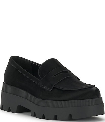 Jessica Simpson Ullinia Sateen Platform Loafers