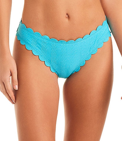 Jessica Simpson Dream State Printed V-Neck Cropped Cami Swim Top & Tunnel  Tie Hipster Swim Bottom
