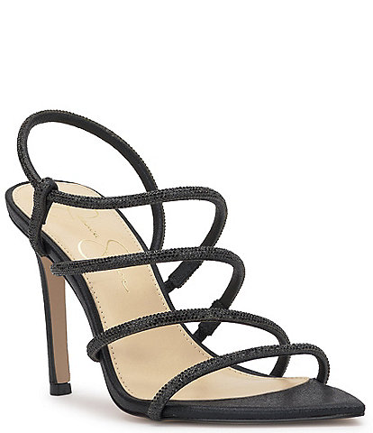 Jessica Simpson Vioreena Rhinestone Strappy Slingback Dress Sandals