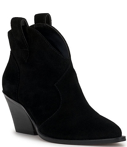 Jessica Simpson Zadie Suede Western Booties