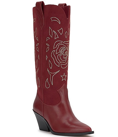 Jessica Simpson Zodra Rose Studded Western Boots