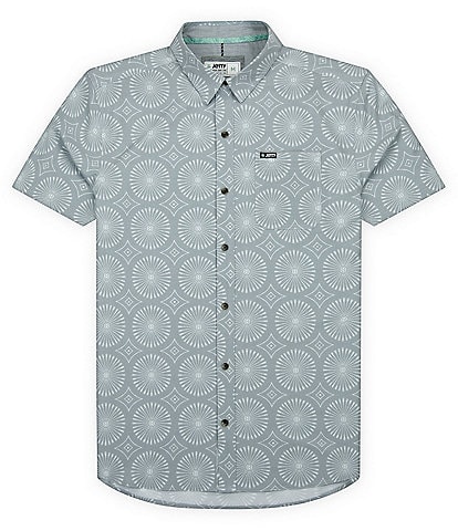 JETTY Garwood Printed Short Sleeve Woven Shirt