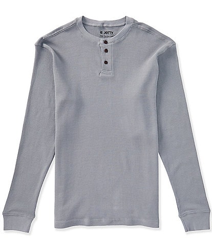 JETTY Seabed Waffle Henley Shirt