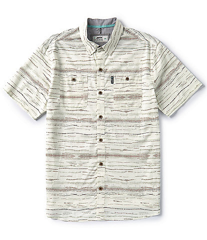 Jetty Seabrite Short Sleeve Printed Woven Shirt