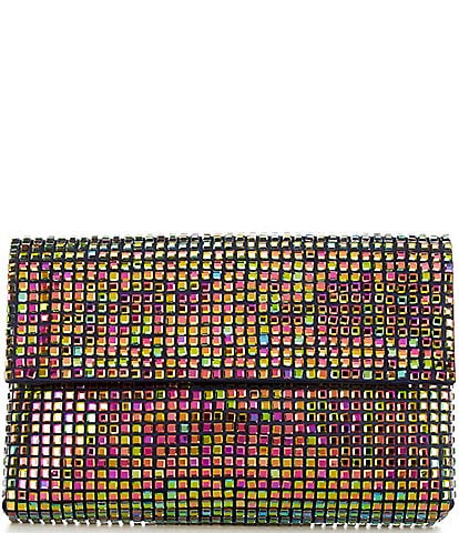 Jewel Badgley Mischka Maria Allover Crystal Envelope Clutch