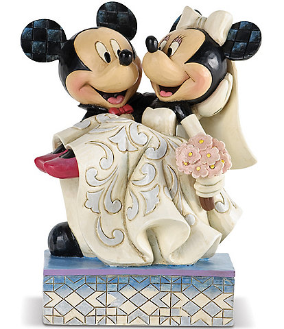 Jim Shore Disney Traditions by Jim Shore Mickey & Minnie Wedding Figurine