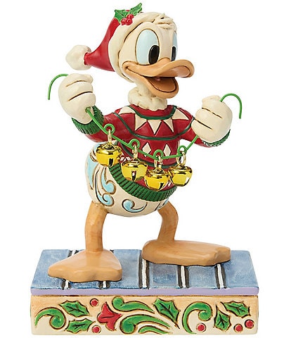 Jim Shore Disney Traditions Donald Duck With Bells Figurine