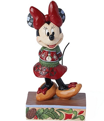 Jim Shore Disney Traditions Minnie in Christmas Sweater Figurine