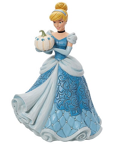 Jim Shore Disney Traditions The Iconic Pumpkin Deluxe Cinderella Figurine - 5th in the Enchanted Princess Series