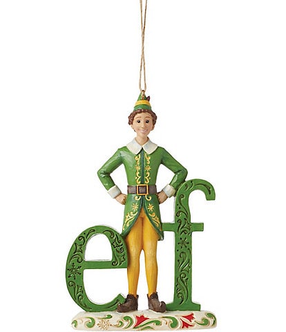 Jim Shore Elf by Jim Shore Buddy Elf Word Hanging Ornament