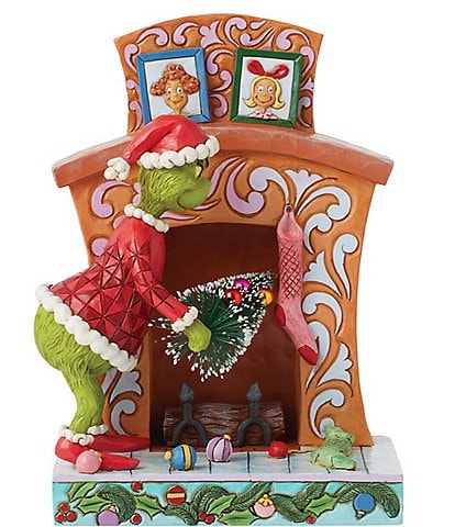 Jim Shore Grinch by Jim Shore Dr. Seuss Grinch Pushing Tree Up Figurine