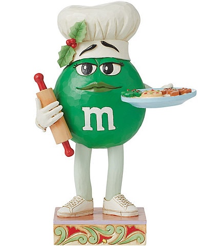 Jim Shore M&M's® by Jim Shore Green M&M's Character with Cookies Figurine