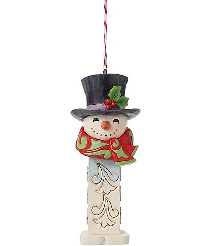 Jim Shore PEZ Collection Snowman PEZ Dispenser Hanging Ornament
