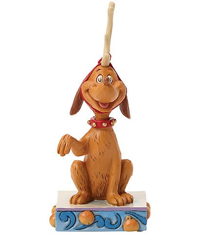Jim Shore The Grinch Collection Max with Bell On Tail Figurine
