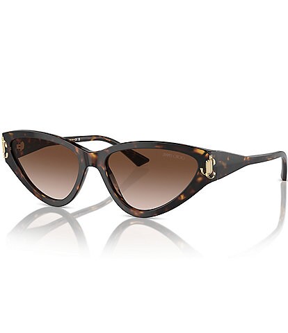 Jimmy Choo Women's JC5019 55mm Havana Cat Eye Sunglasses