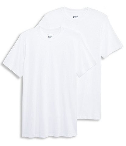 Jockey® Made in America Cotton Short Sleeve Crew Neck Undershirt 2-Pack