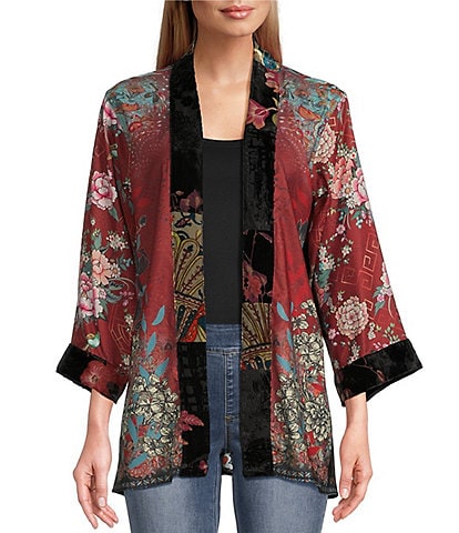 V1493, Misses' Tulip Banded-Sleeve Kimono Jacket