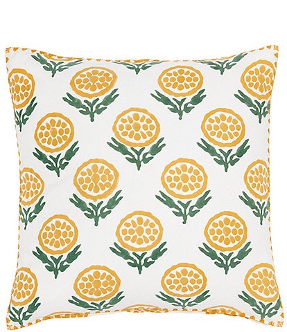 John Robshaw Anisha Marigold Decorative Square Pillow