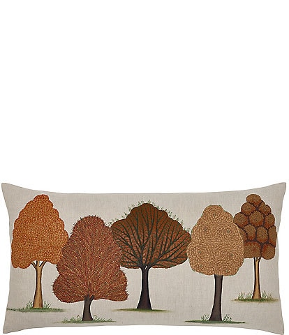 John Robshaw Autumn Orchard Hand Painted Bolster Pillow