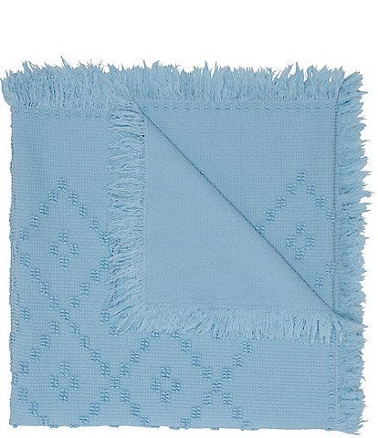 John Robshaw Tej Stonewashed Cotton Fringed Throw