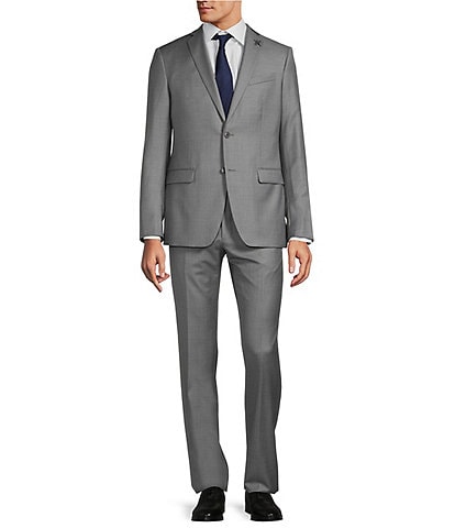 John Varvatos Bleecker Solid Grey Slim Fit 2-Piece Suit